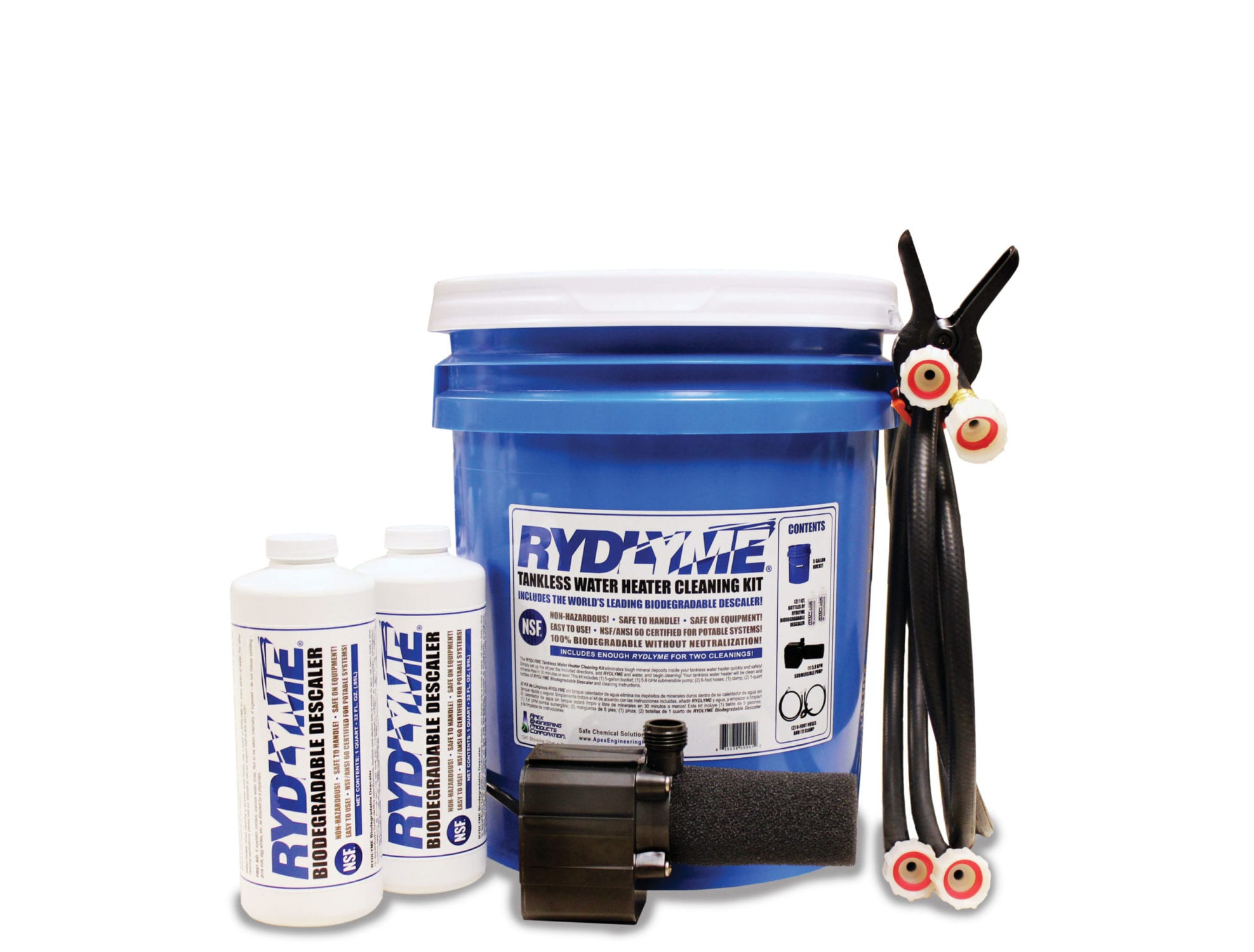 Tankless Hot-Water Descaling Kit