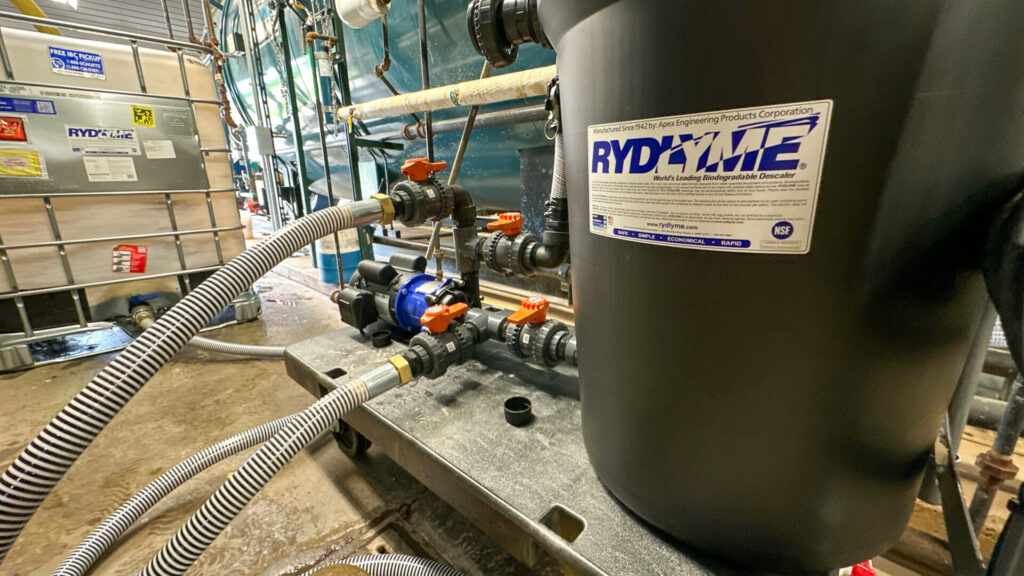 Industrial Descaling System 15MDC and RYDLYME Descaler